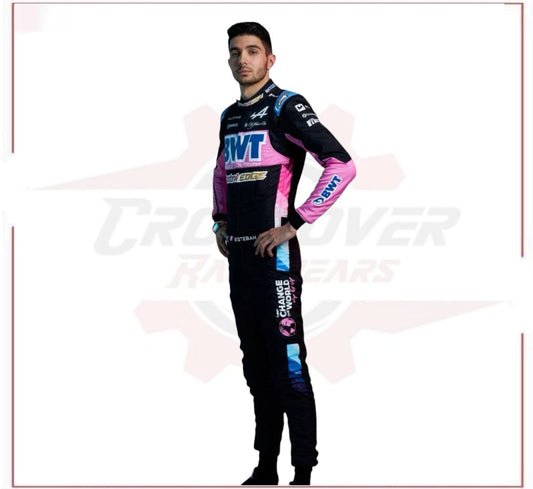 2024 BWT Esteban Ocon Alpine F1 Team Race Suit CROSSOVER RACEWEARS