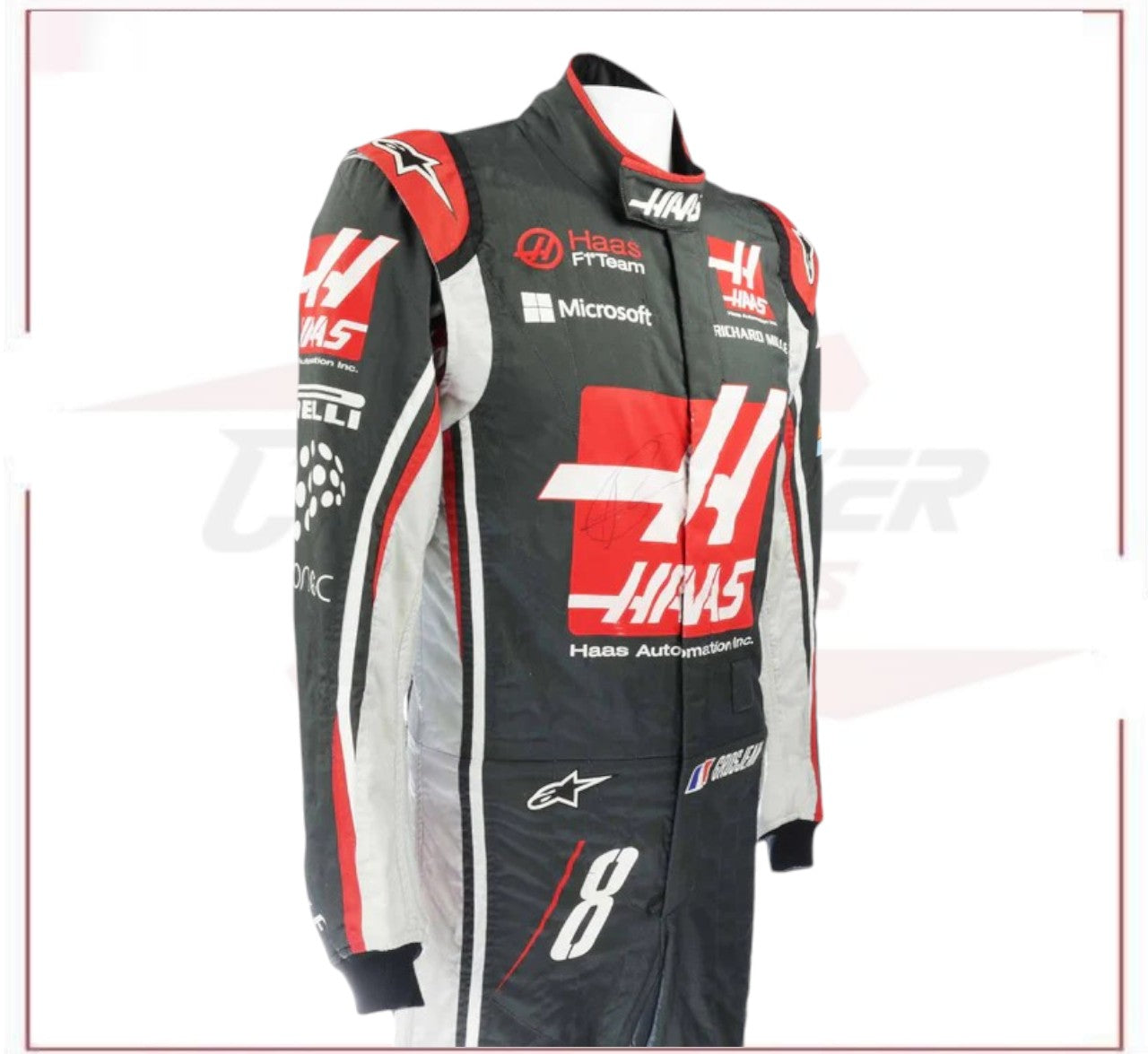Romain Grosjean 2020 Race Used F1 Race Suit - Austrian GP