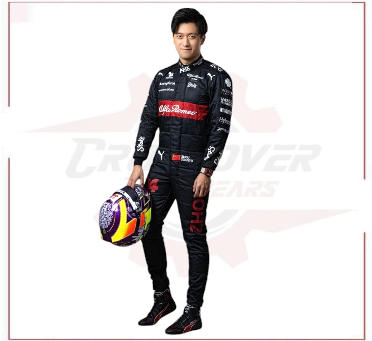 2023 Zhou Guanyu Alfa Romeo F1 Team Stake Replica Race Suit