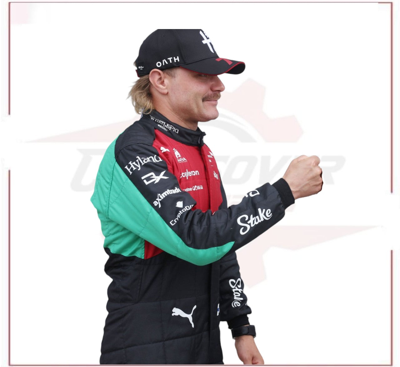 New 2023 VALTTERI BOTTAS ALFA ROMEO F1 RACE SUIT - ITALIAN GP