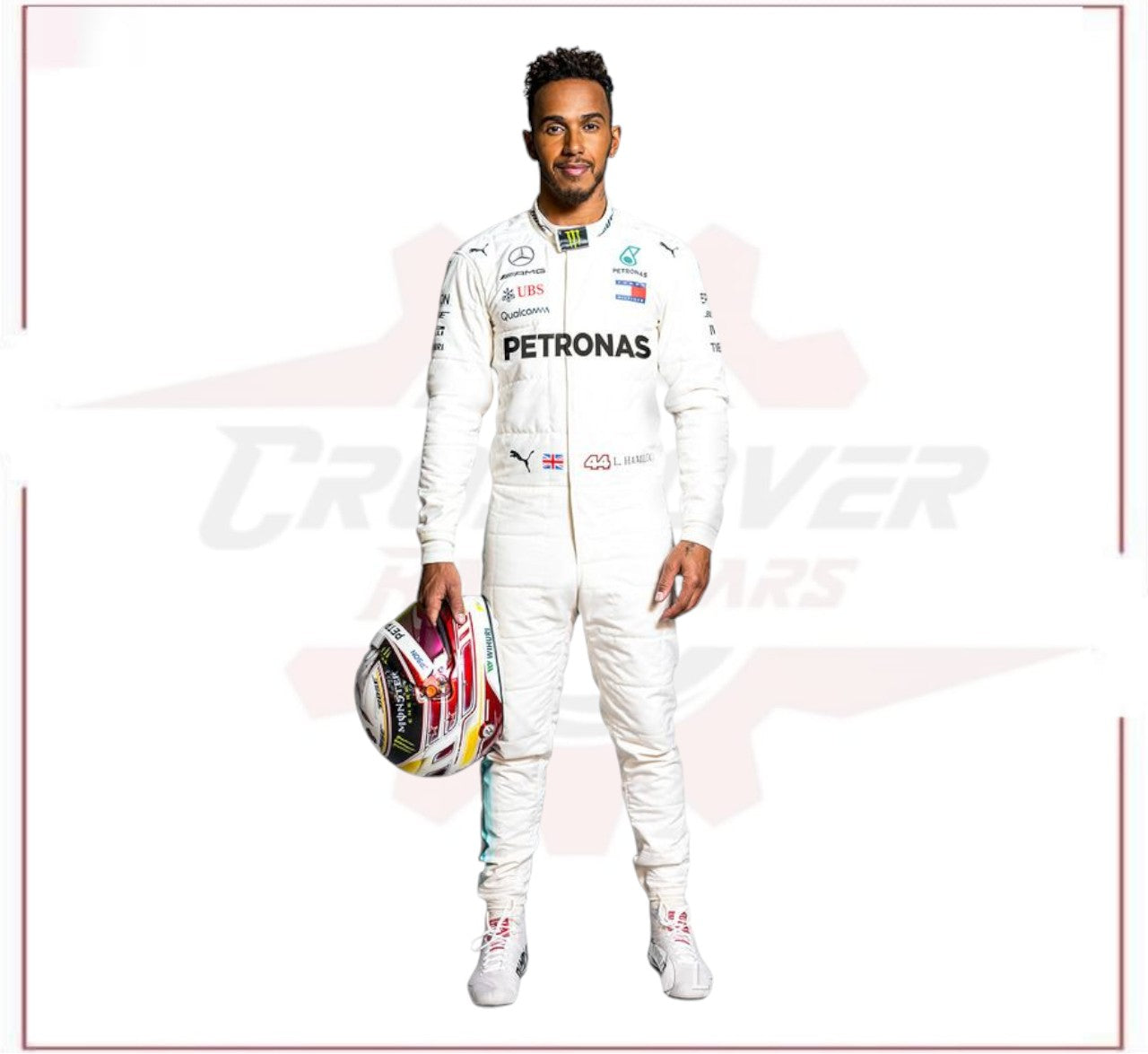 2018 LEWIS HAMILTON MERCEDES AMG F1 RACE SUIT CROSSOVER RACEWEARS
