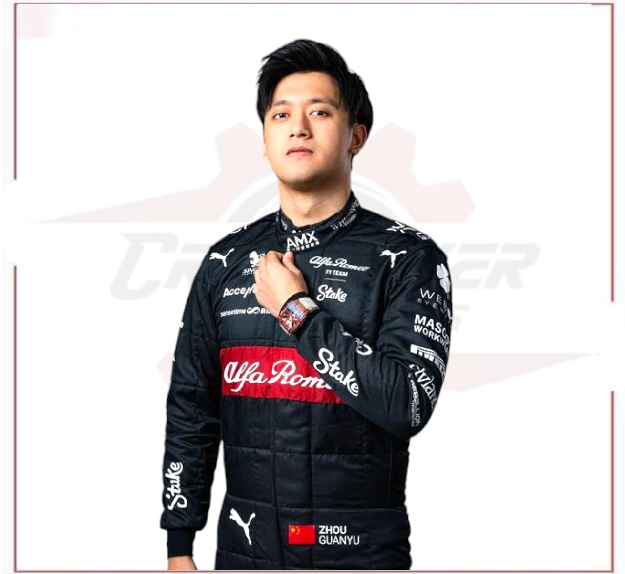 2023 Zhou Guanyu Alfa Romeo F1 Team Stake Replica Race Suit