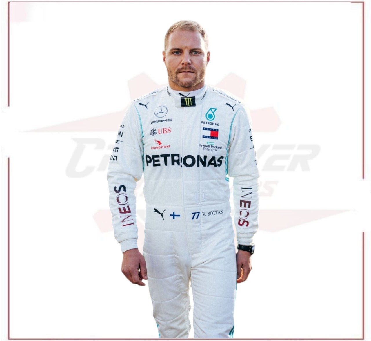 2019 Valtteri Bottas Mercedes AMG Team F1 Race Suit - US GP