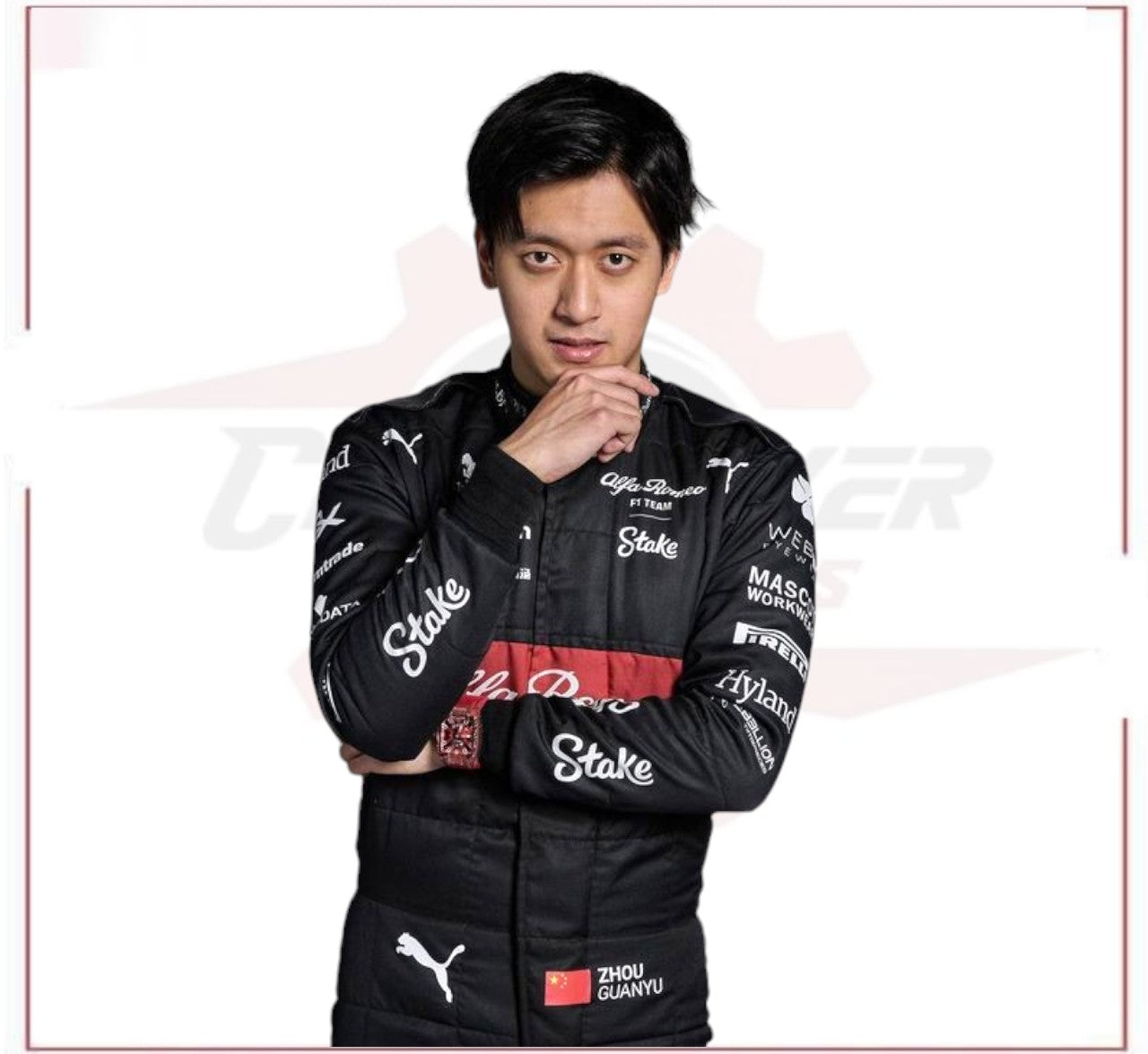 2023 Zhou Guanyu Alfa Romeo F1 Team Stake Replica Race Suit