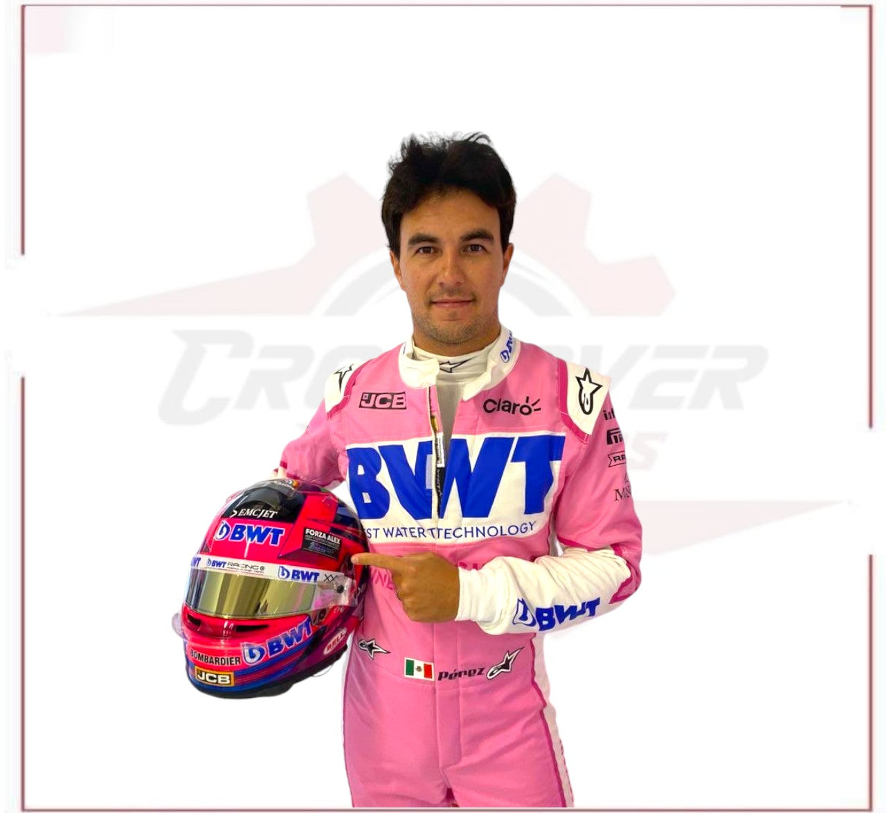 2020 Sergio Perez BWT Racing F1 Team Race Suit Replica - CROSSOVER RACEWEARS