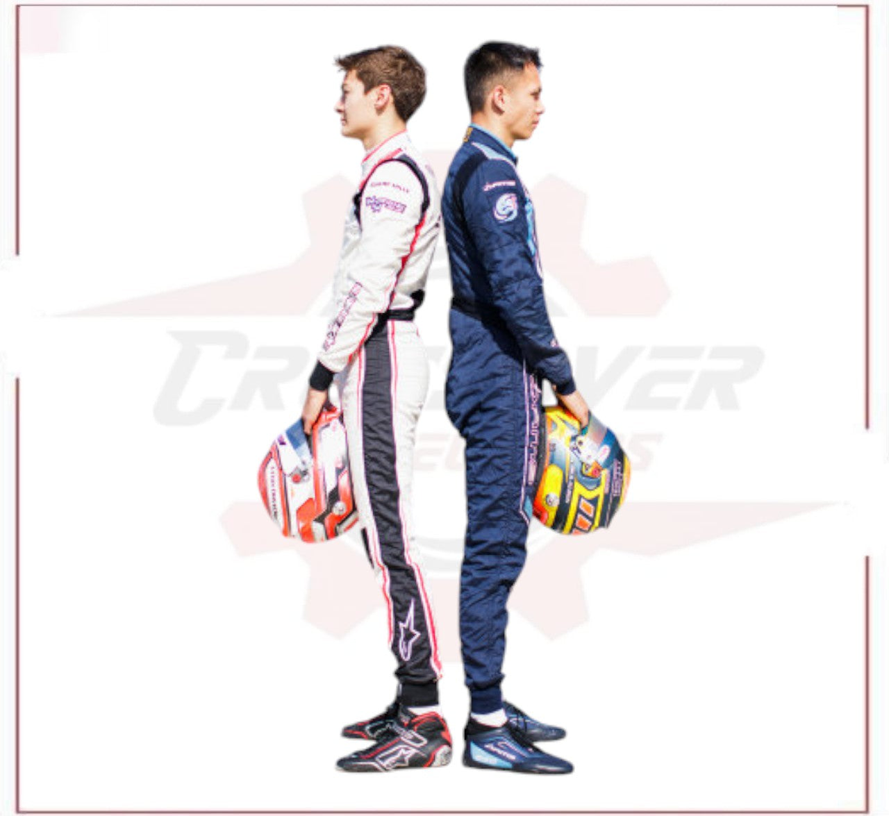 2018 George Russell Mercedes AMG F1 Race Suit CROSSOVER RACEWEARS