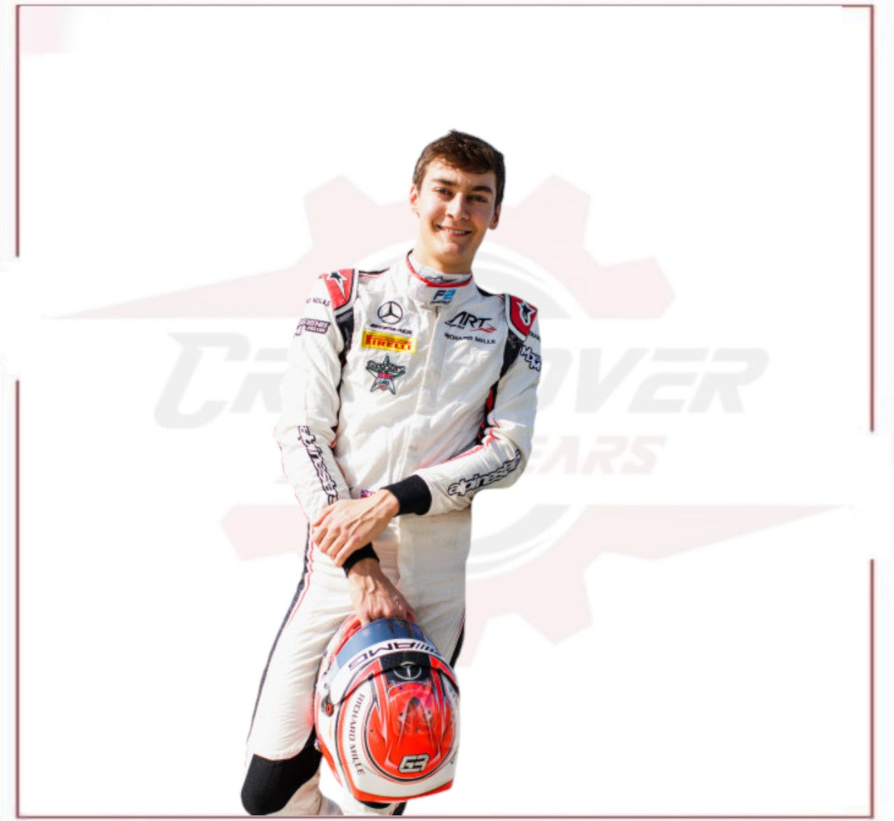 2018 George Russell Mercedes AMG F1 Race Suit CROSSOVER RACEWEARS