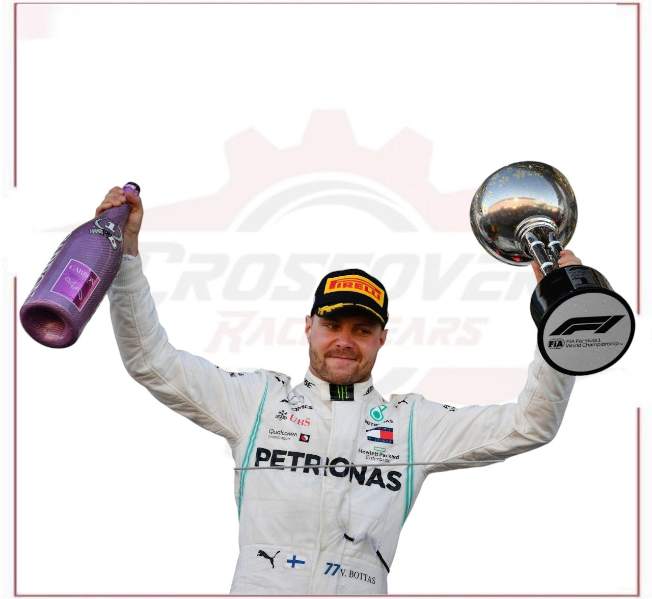 2019 Valtteri Bottas Mercedes AMG Team F1 Race Suit - US GP