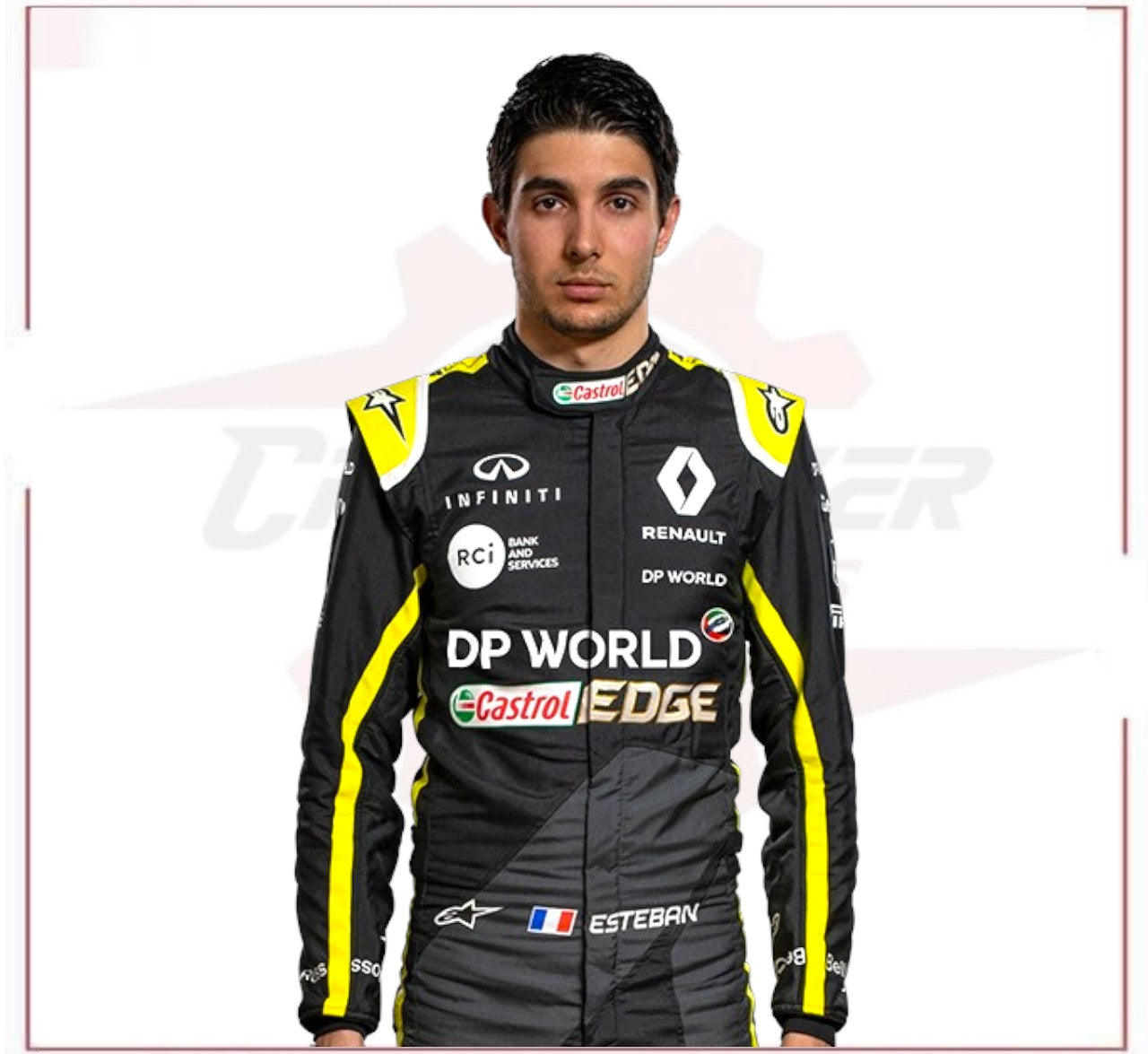 2020 Esteban Ocon Renault F1 Race Suit CROSSOVER RACEWEARS