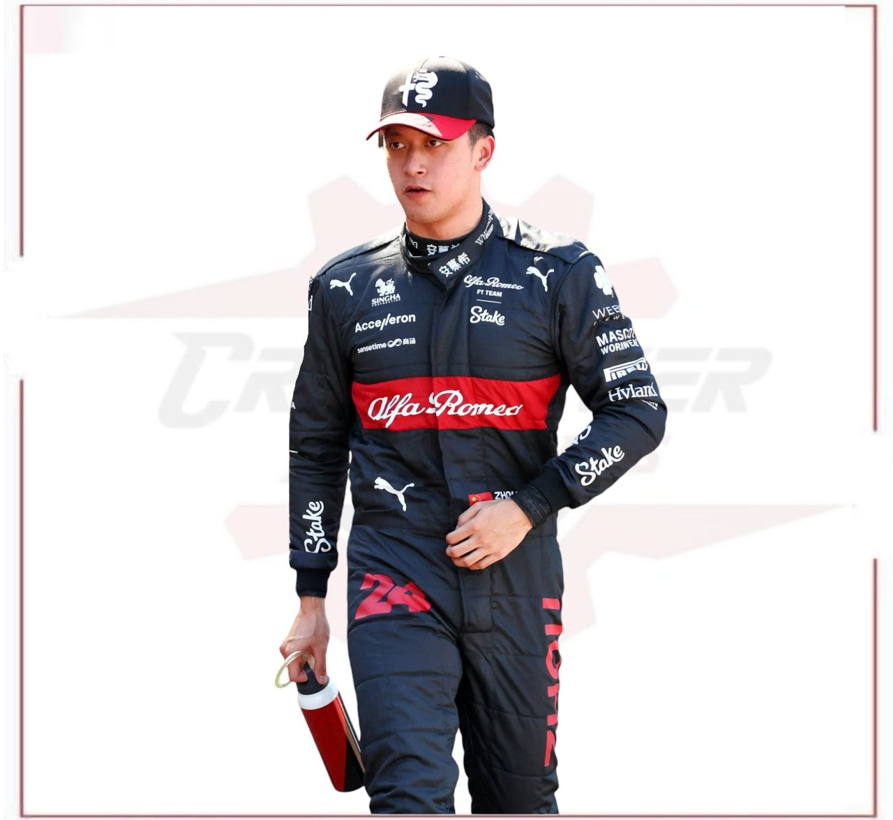 2023 Zhou Guanyu Alfa Romeo F1 Team Stake Replica Race Suit