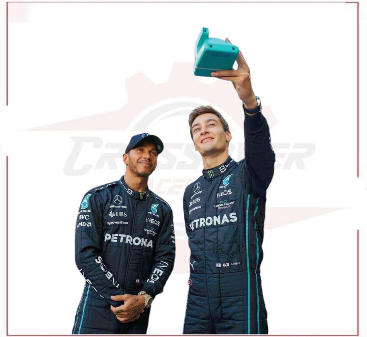 2022 George Russell Mercedes AMG F1 Race Suit CROSSOVER RACEWEARS