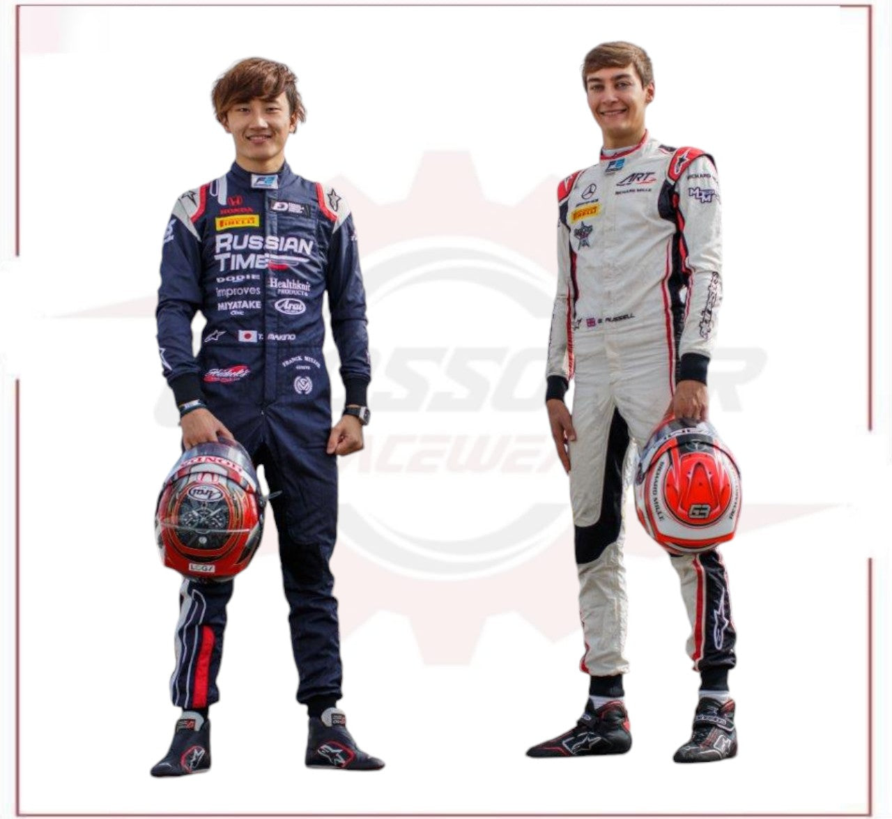 2018 George Russell Mercedes AMG F1 Race Suit CROSSOVER RACEWEARS