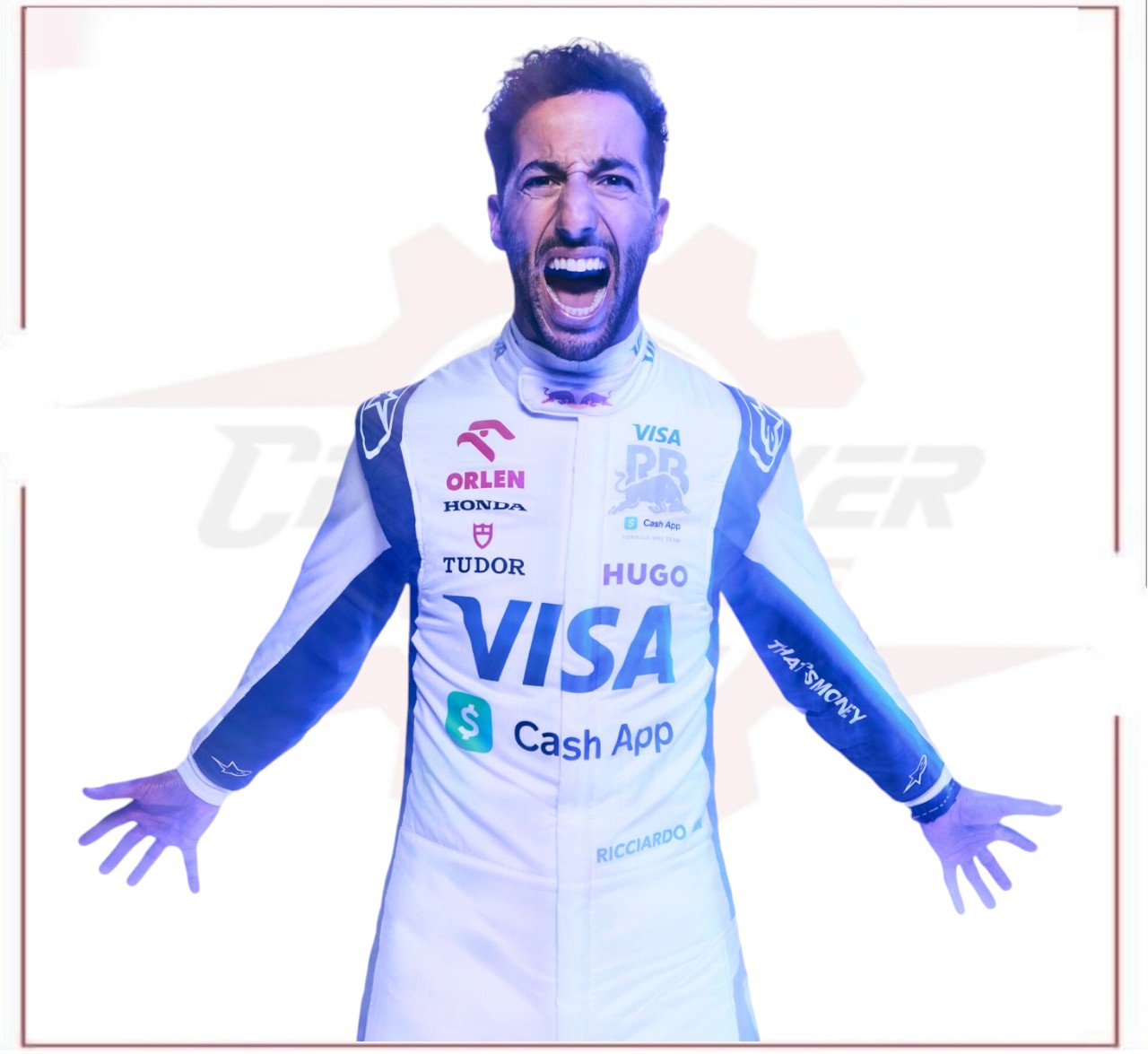 2024 Daniel Ricciardo New F1 Race Suit Replica