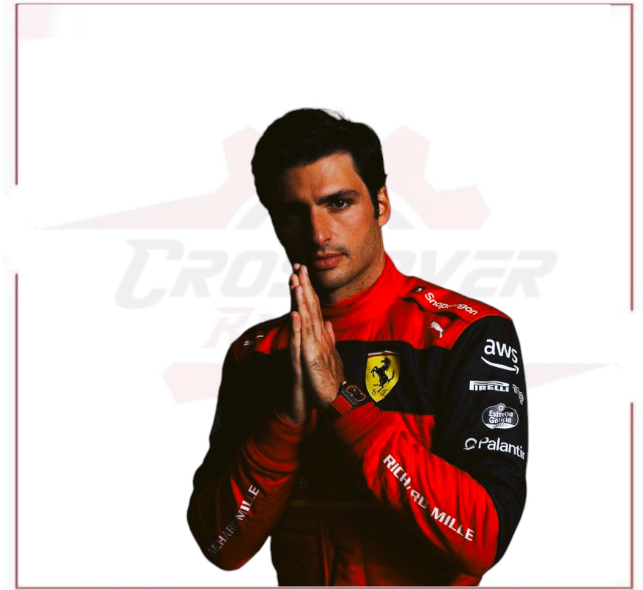 2022 Carlos Sainz Scuderia Ferrari F1 Racing Suit - CROSSOVER RACEWEARS