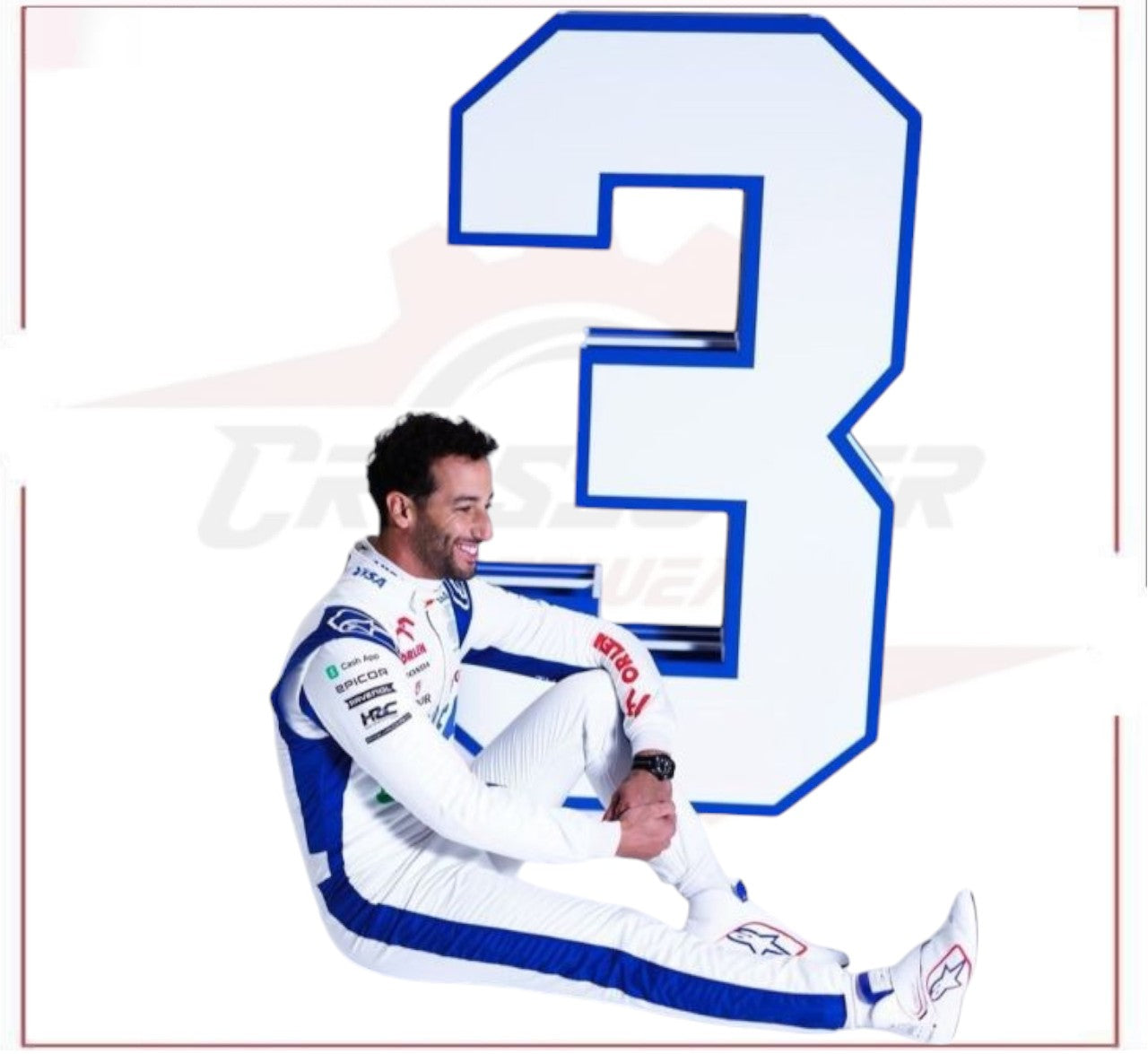 2024 Daniel Ricciardo New F1 Race Suit Replica