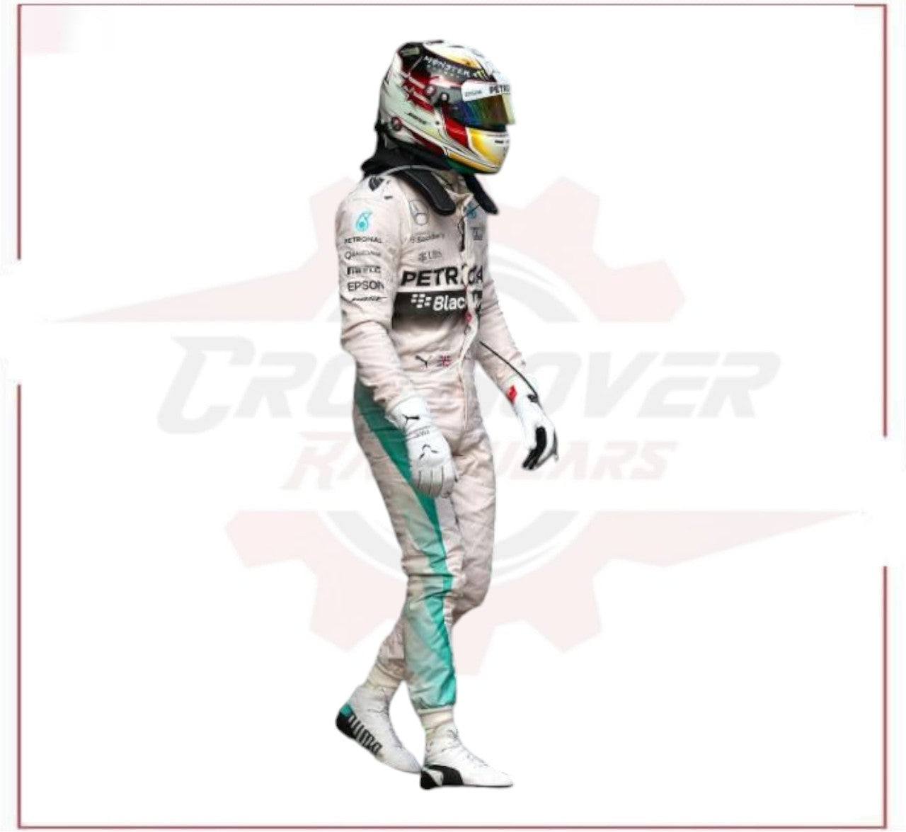 2015 Lewis Hamilton Mercedes AMG Petronas F1 Race suit CROSSOVER RACEWEARS