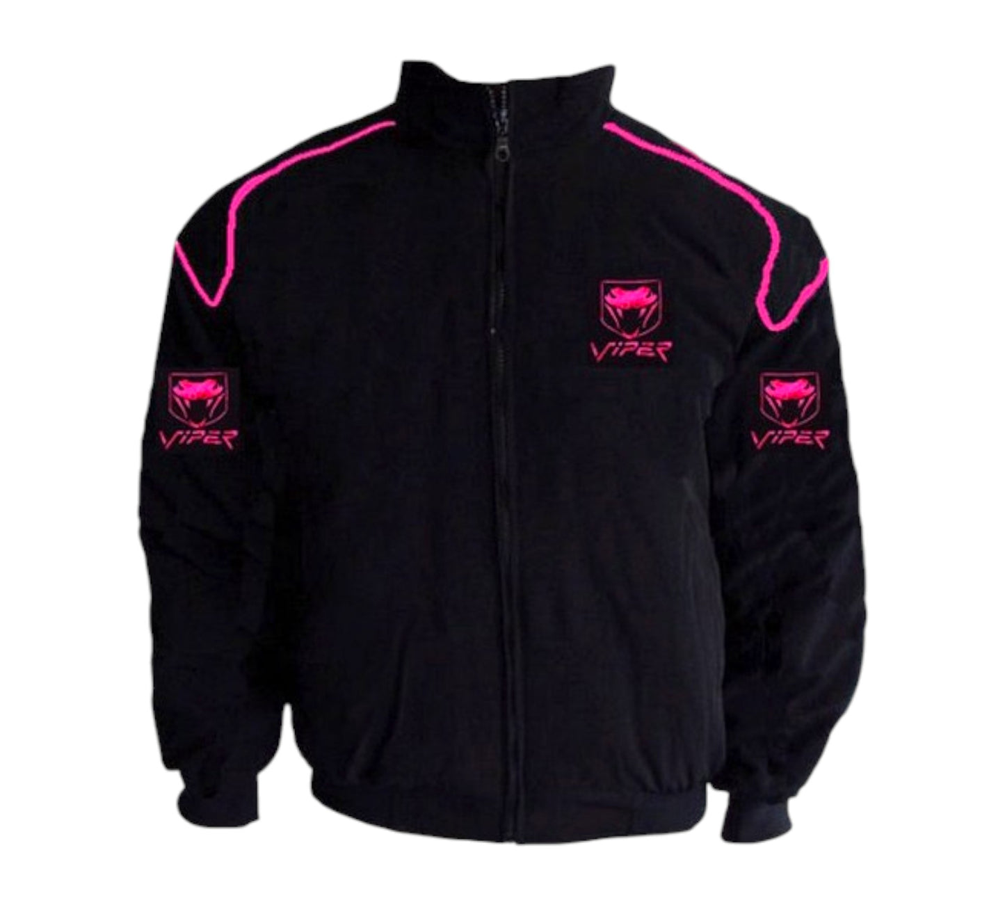 Viper Vintage Racing Jacket with Pink