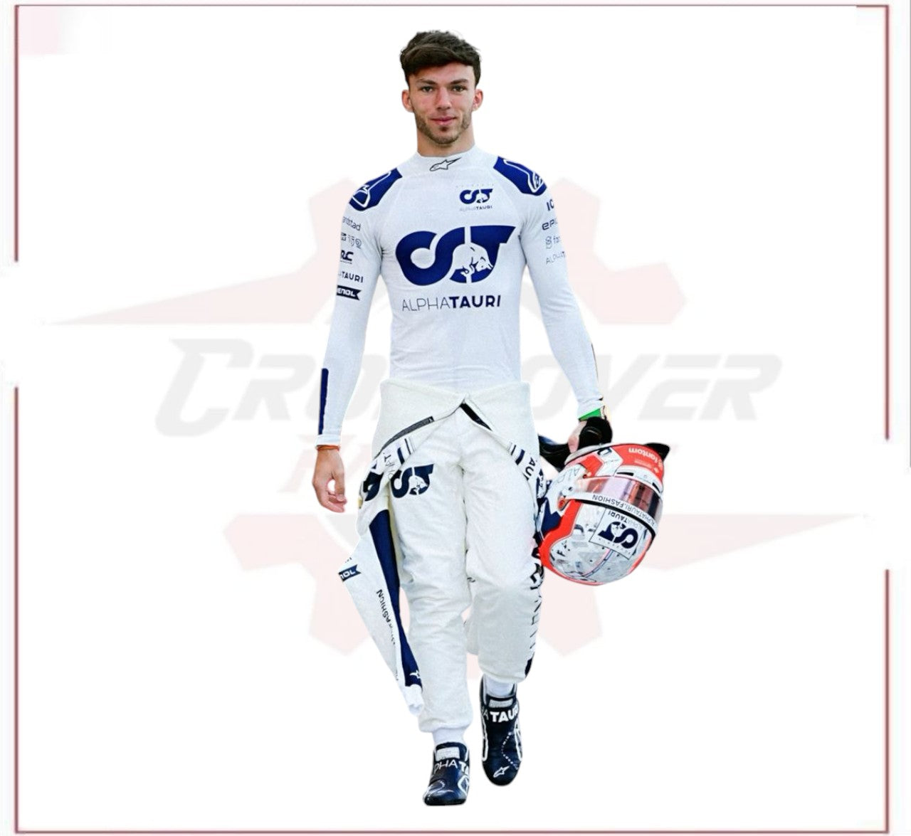 2020 Pierre Gasly Alpha Tauri F1 Race Suit - Abu Dhabi GP CROSSOVER RACEWEARS