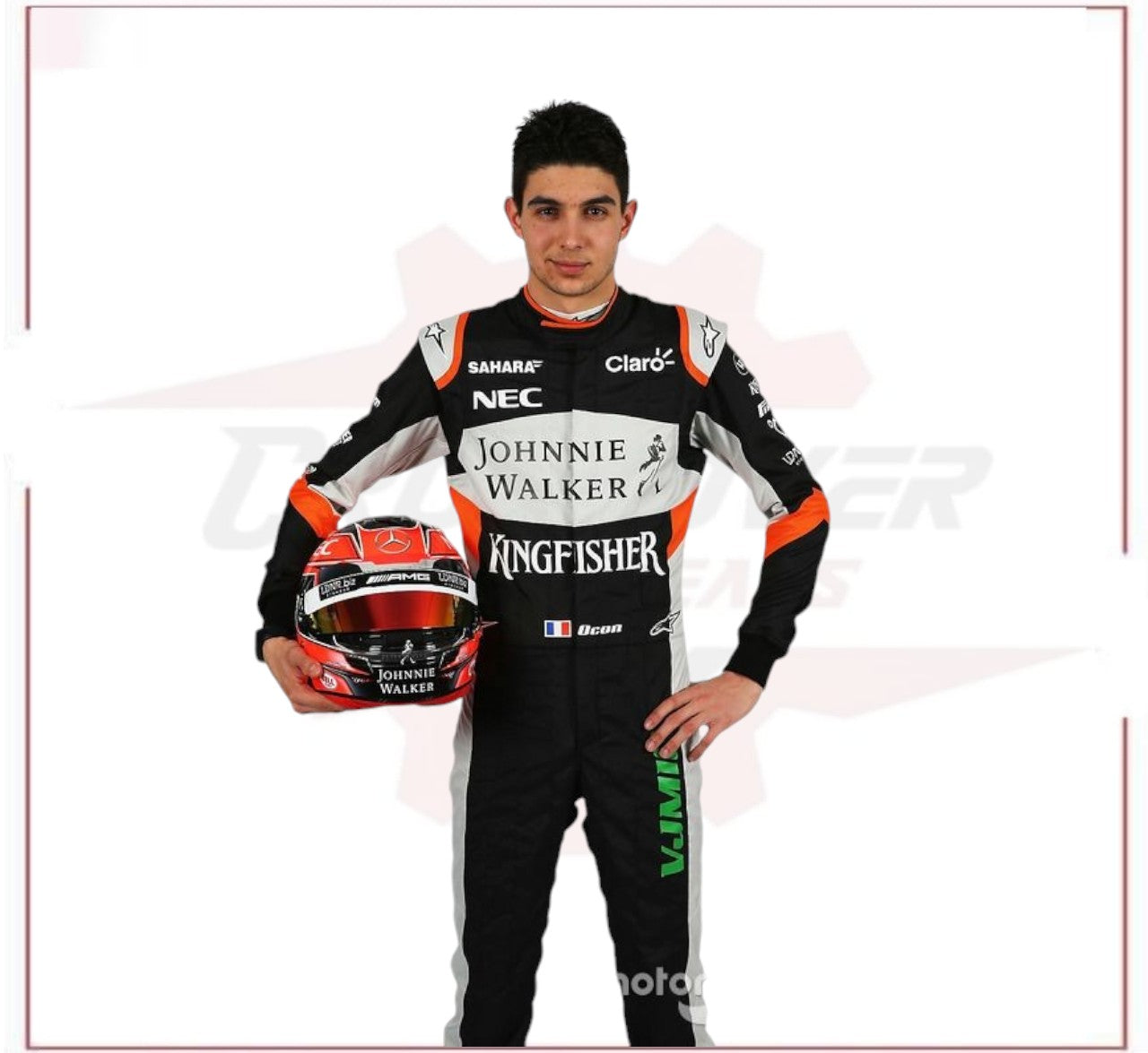 Esteban Ocon, Sahara Force India F1 Team Race Suit CROSSOVER RACEWEARS
