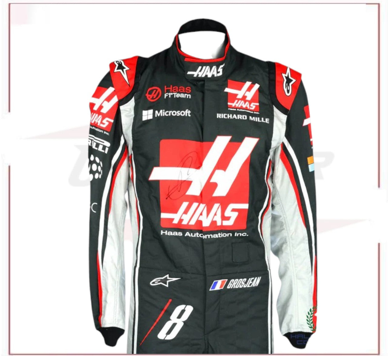 Romain Grosjean 2020 Race Used F1 Race Suit - Austrian GP