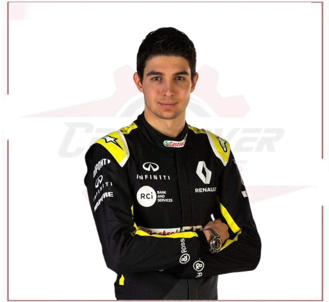 2020 Esteban Ocon Renault F1 Race Suit CROSSOVER RACEWEARS