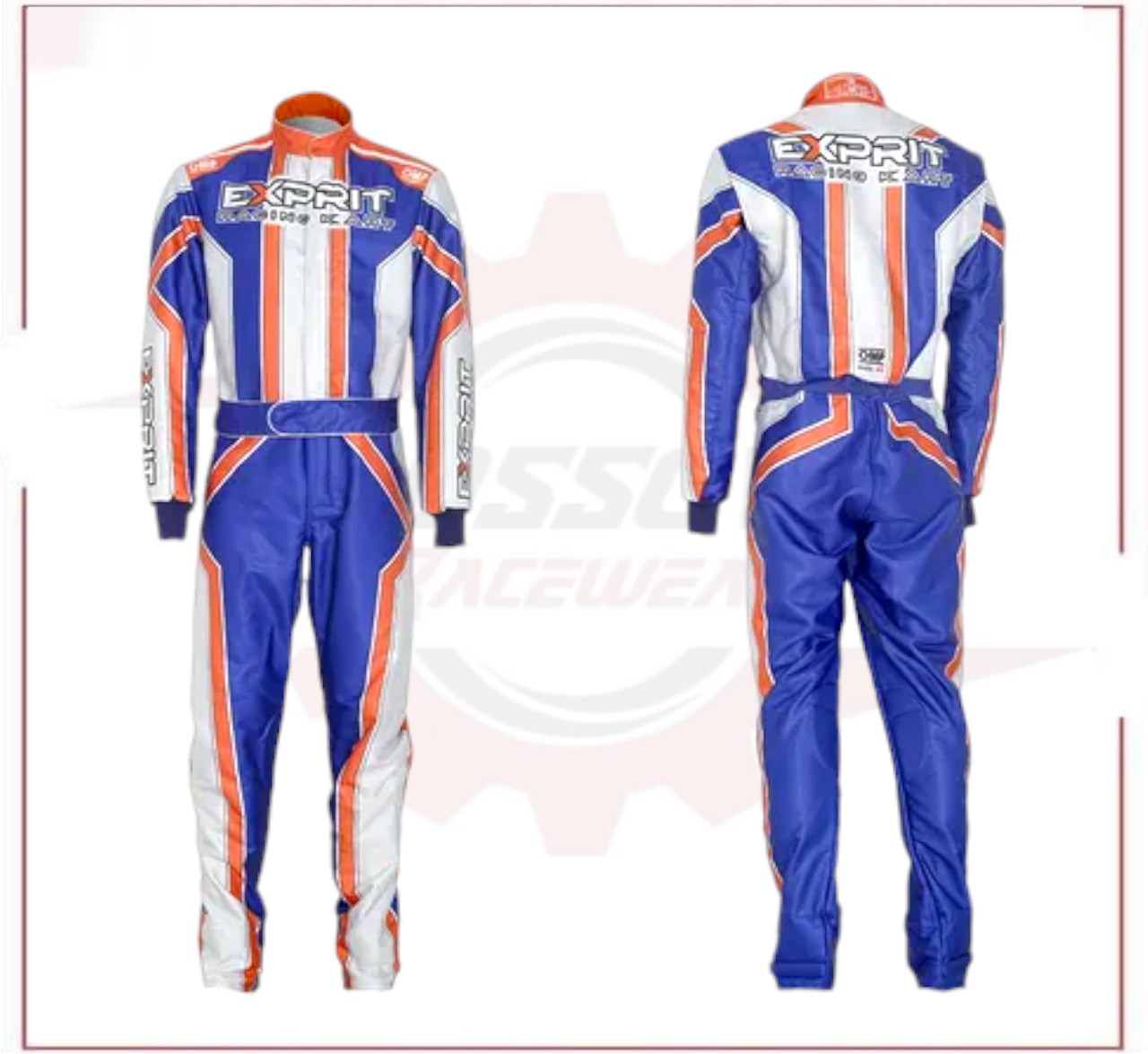 EXPRIT OMP SUBLIMATION PRINTED GO KART RACE SUIT CROSSOVER RACEWEARS