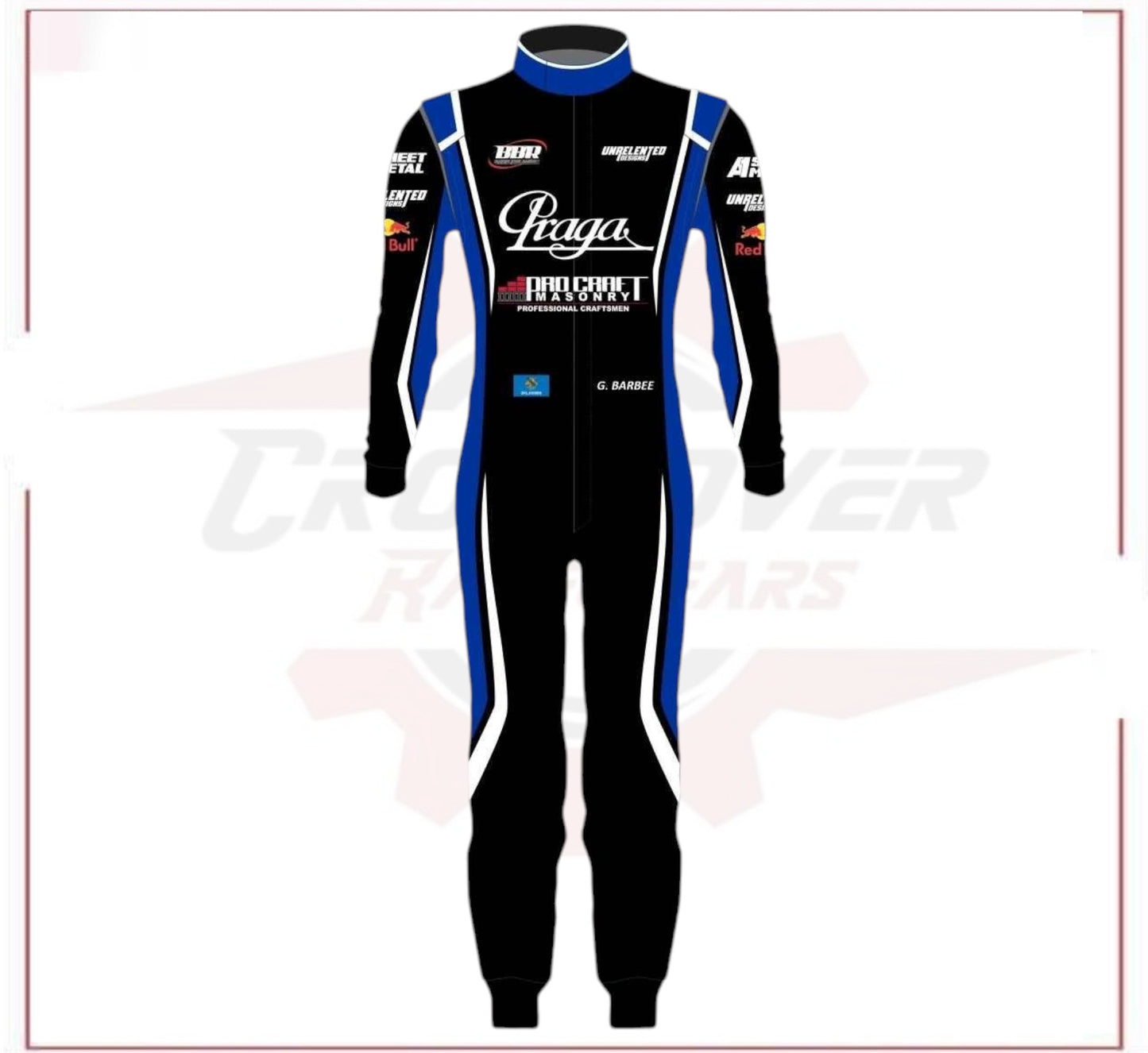 G.Barbee Customized Praga Go Kart Racing Suit