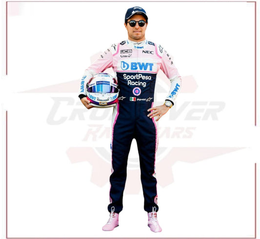 Sergio Pérez 2019 F1 Racing Team Race Suit - CROSSOVER RACEWEARS