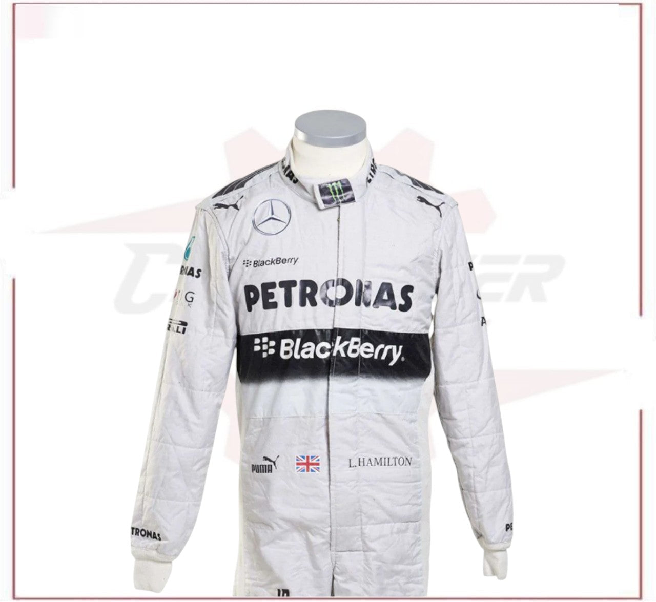 2014 Lewis Hamilton PETRONAS Mercedes F1 Race Suit CROSSOVER RACEWEARS