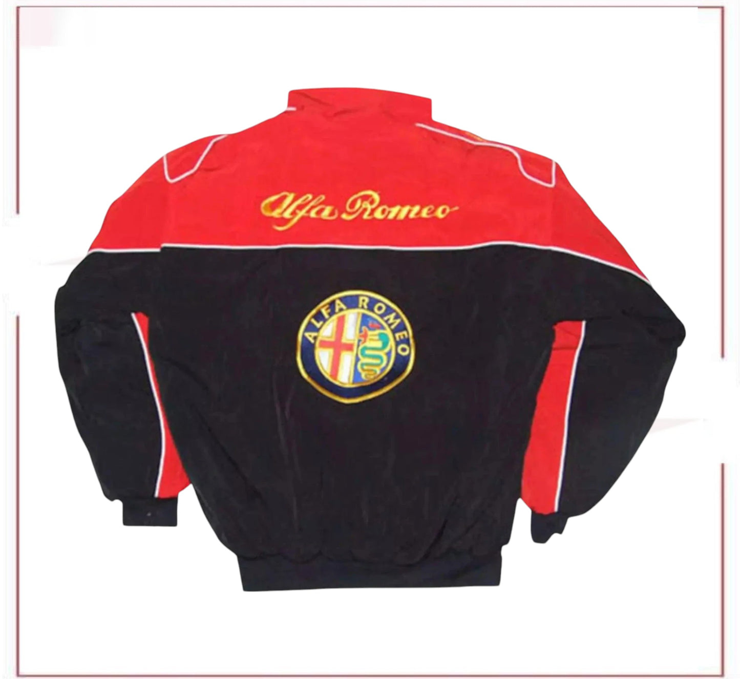Alfa Romeo Vintage F1 Sublimation Printed Racing Jacket