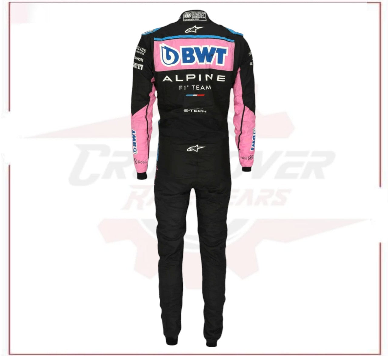 2023 Esteban Ocon BWT Alpine F1 Team Race Suit - Singapore GP CROSSOVER RACEWEARS