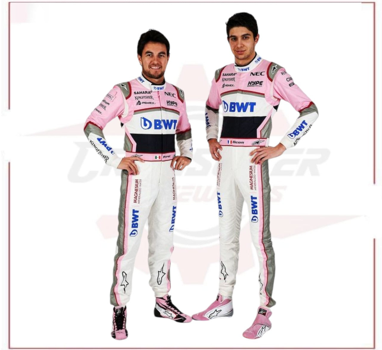 Esteban Ocon Sahara Force India F1 race suit New CROSSOVER RACEWEARS