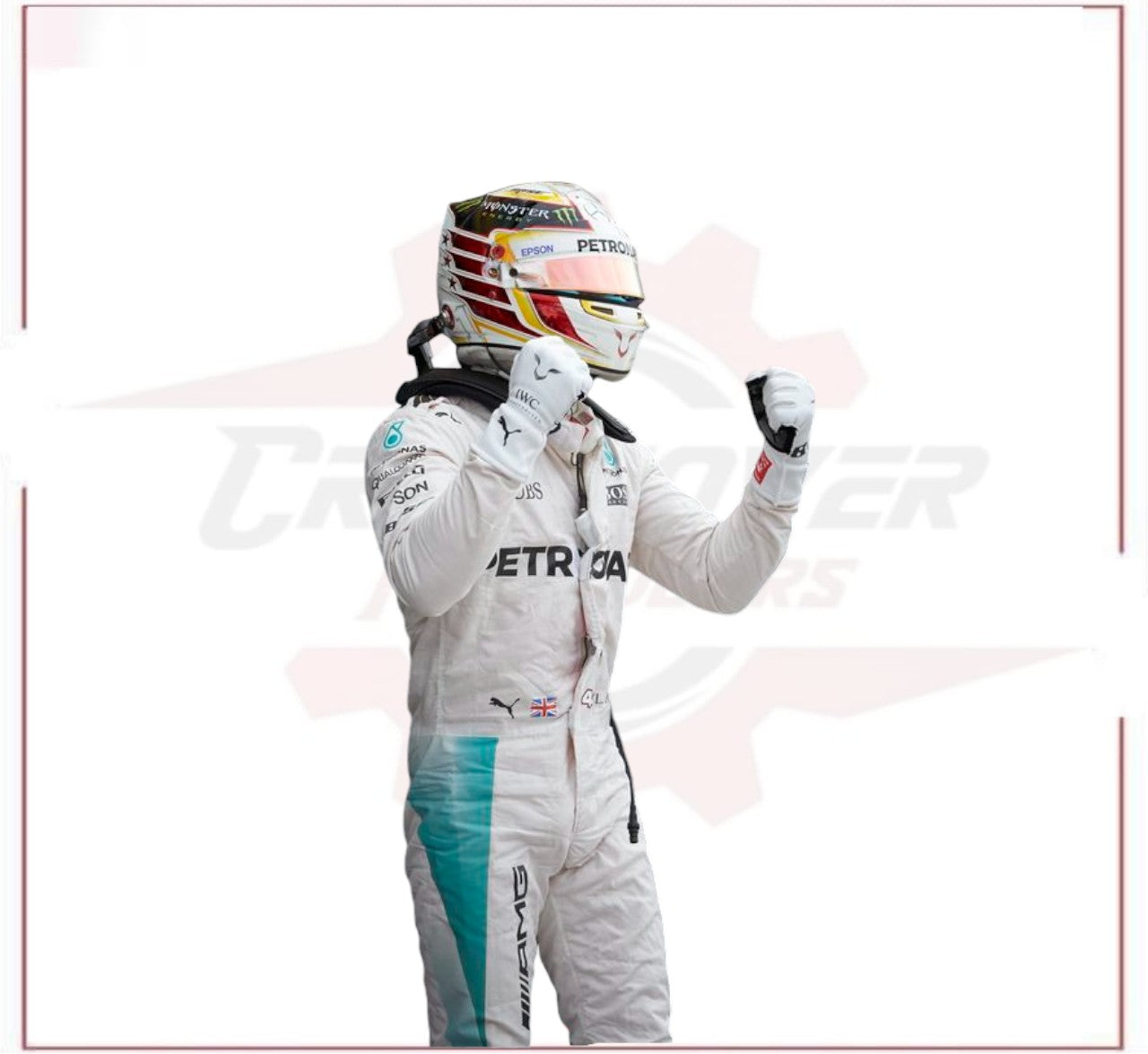 Lewis Hamilton 2016 Mercedes Benz F1 Race Suit CROSSOVER RACEWEARS