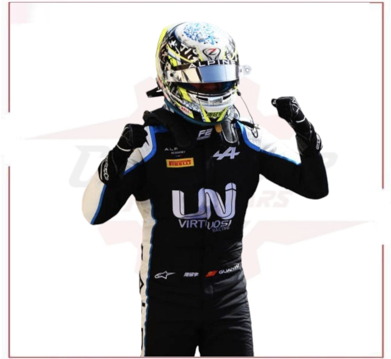New 2021 Zhou Guanyu Formula 2 Race Suit