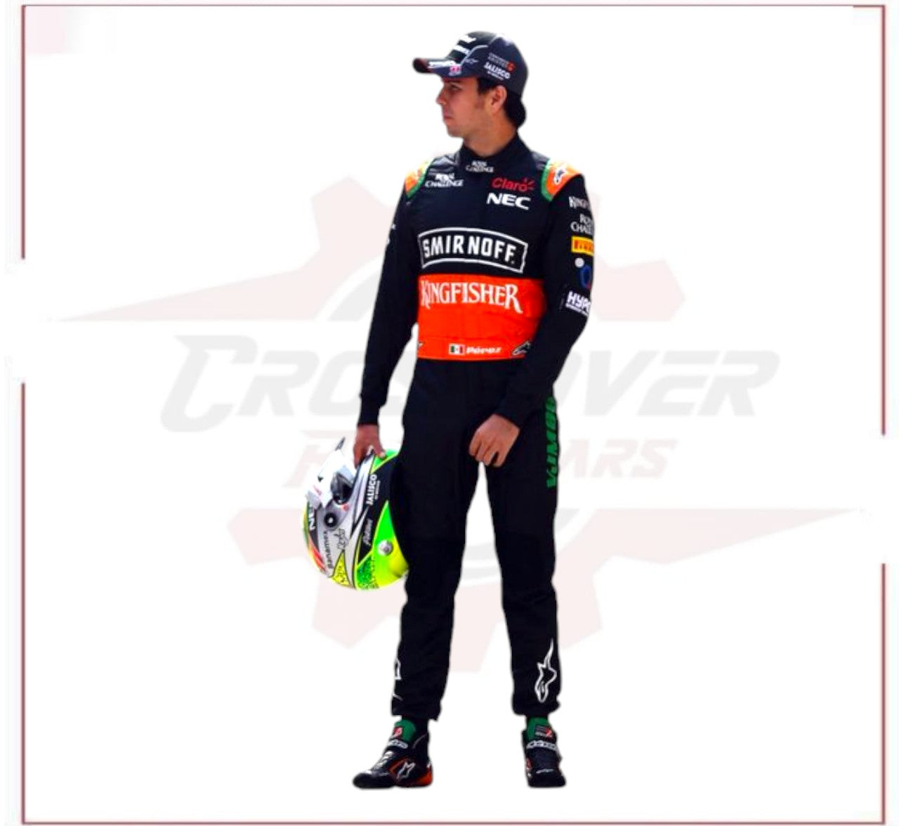 2015 Sergio Perez Force India F1 Racing Suit - CROSSOVER RACEWEARS