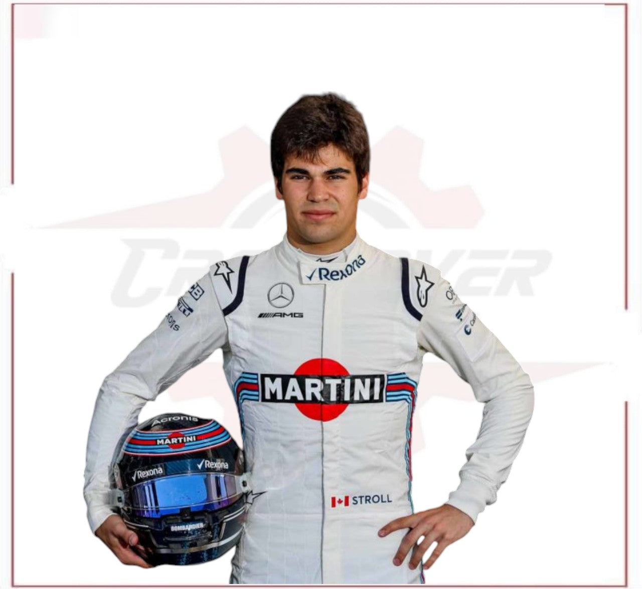 2018 Lance Stroll Williams Martini F1 Race Suit CROSSOVER RACEWEARS