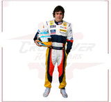 Fernando Alonso 2008 Renault F1 race suit Embroidery CROSSOVER RACEWEARS