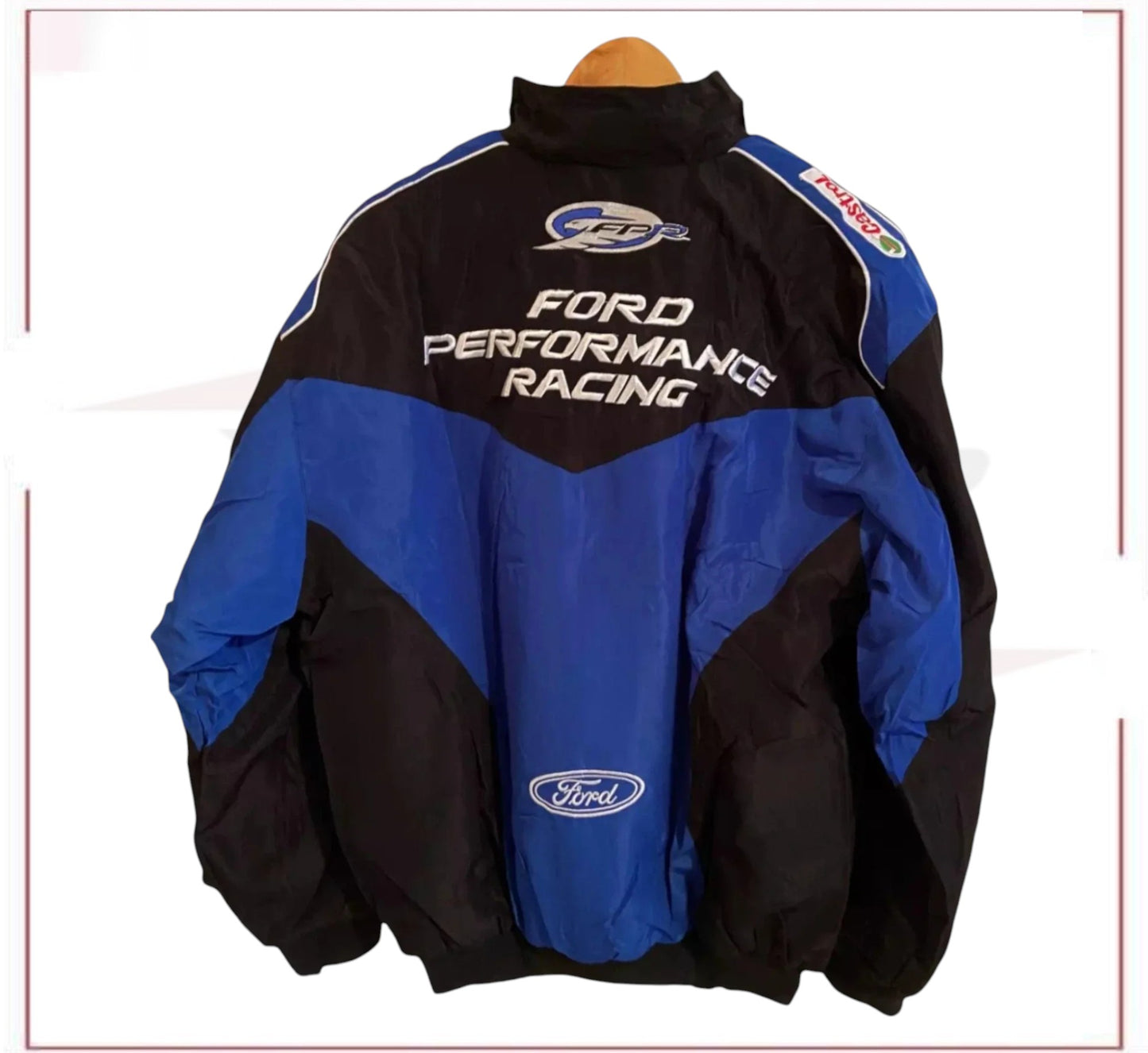 Vintage Navy/Blue Ford Performance Racing Bomber Jacket