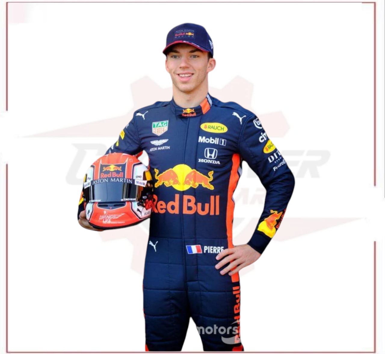 2019 Pierre Gasly Red bull F1 Team Race Suit CROSSOVER RACEWEARS
