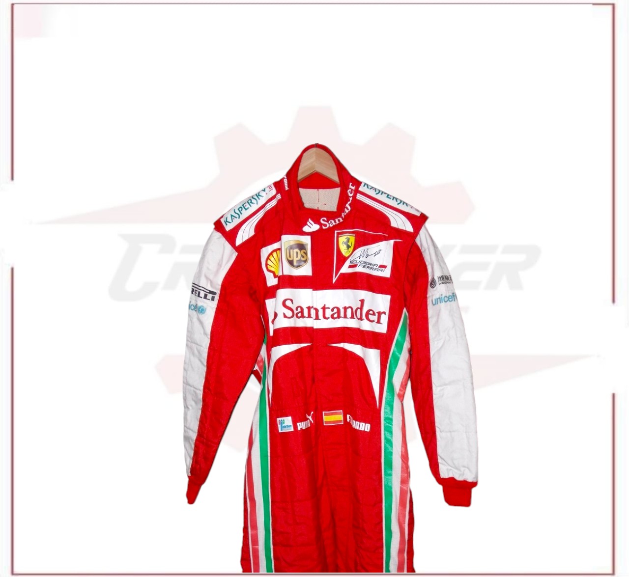 Fernando Alonso 2013 F1 Ferrari Race Suit CROSSOVER RACEWEARS
