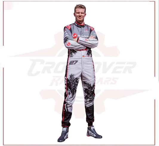 2023 Nico Hulkenberg Haas F1 Team Race Suit - Miami GP