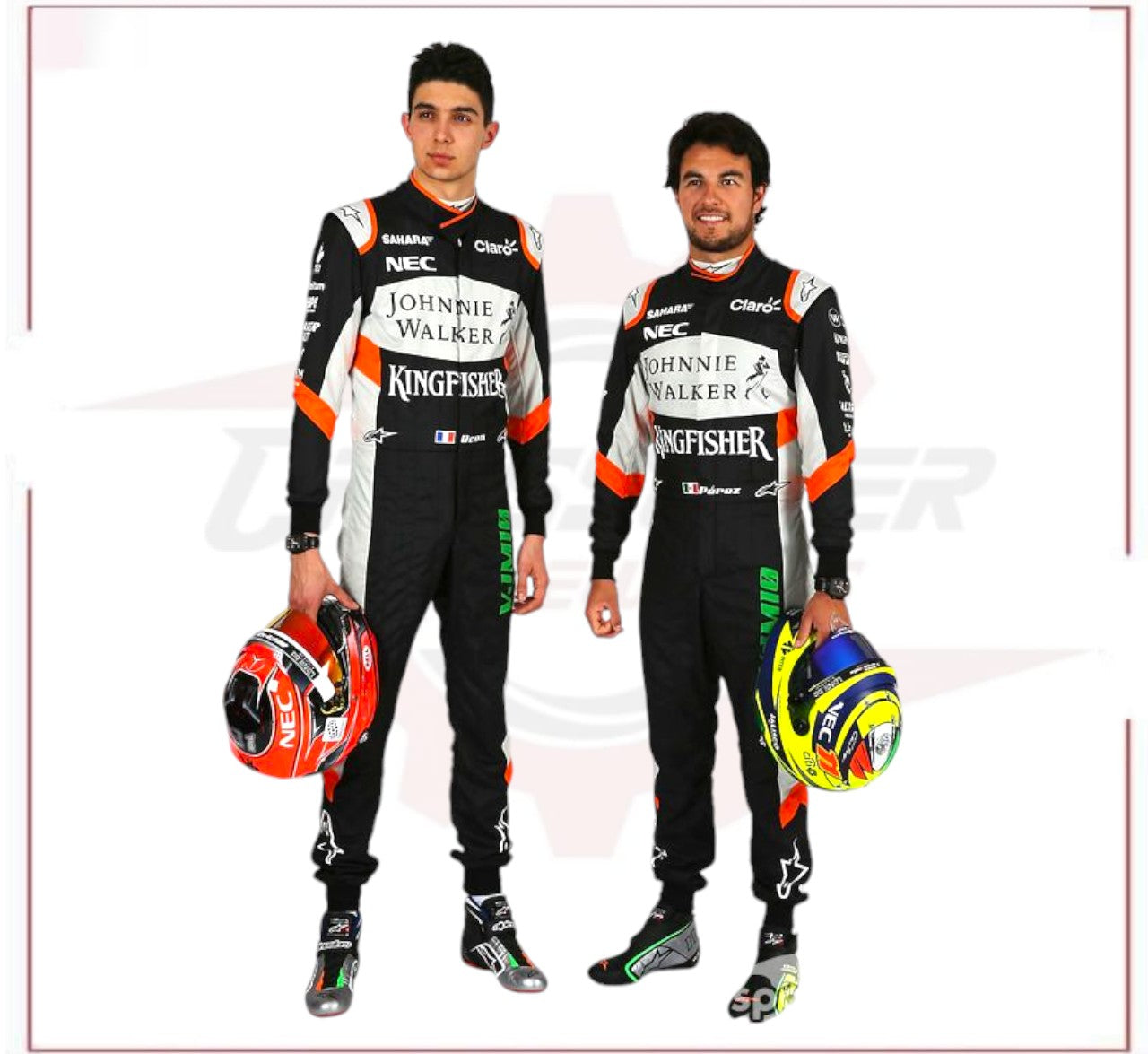 2017 Sergio Perez F1 Team Racing Suit - CROSSOVER RACEWEARS