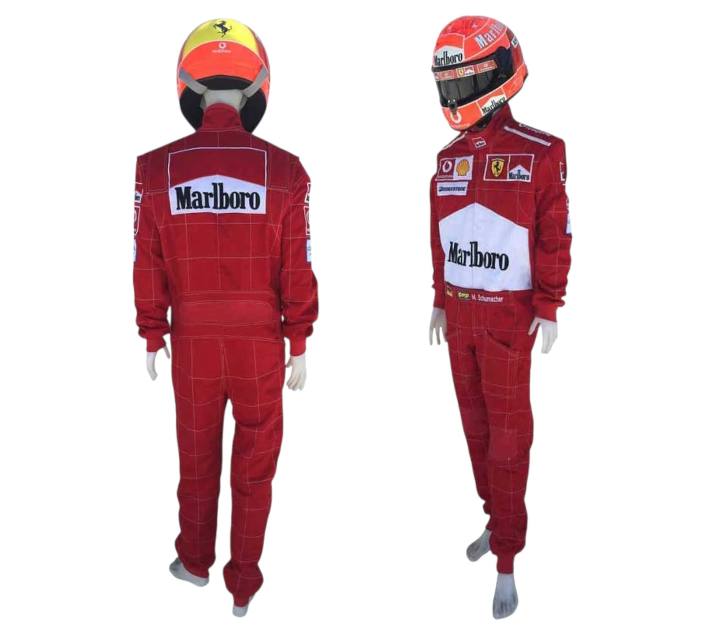 Michael Schumacher Scuderia Ferrari Used Race Suit – 2004 Formula One Season
