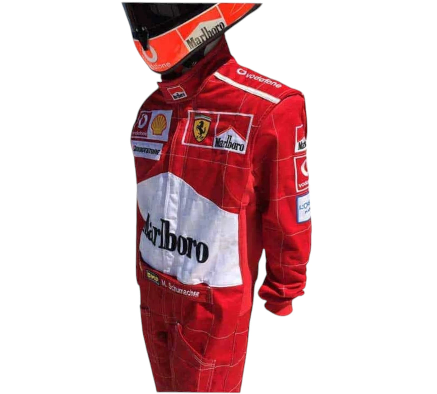 Michael Schumacher Scuderia Ferrari Used Race Suit – 2004 Formula One Season