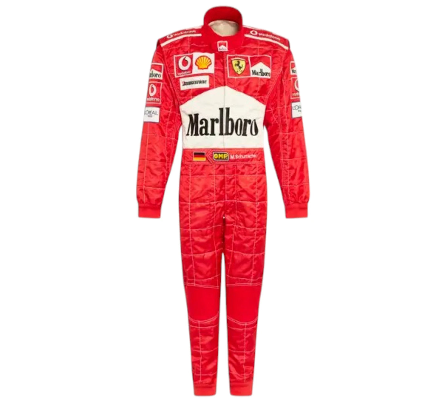 Michael Schumacher Scuderia Ferrari Used Race Suit – 2004 Formula One Season