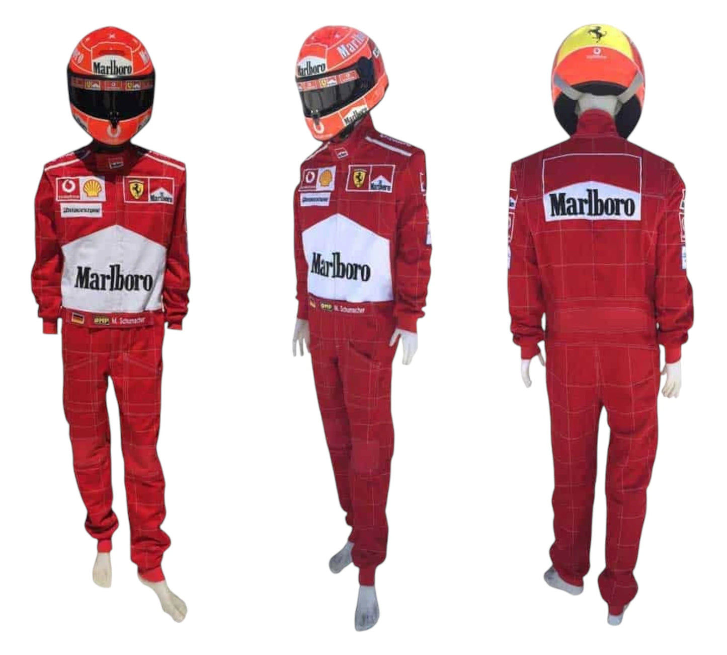 Michael Schumacher Scuderia Ferrari Used Race Suit – 2004 Formula One Season
