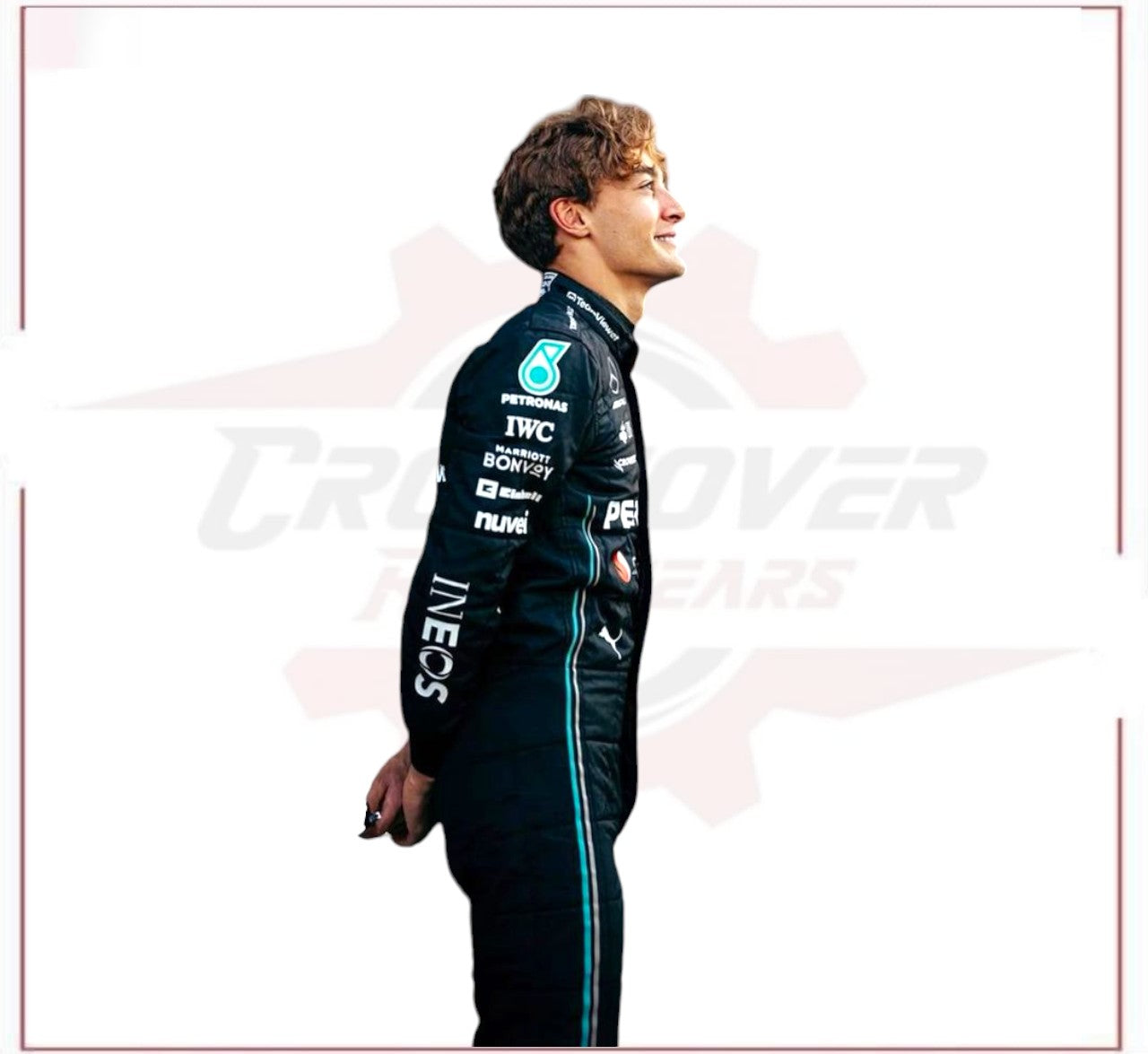 2022 George Russell PETRONAS Snapdragon F1 Race Suit CROSSOVER RACEWEARS