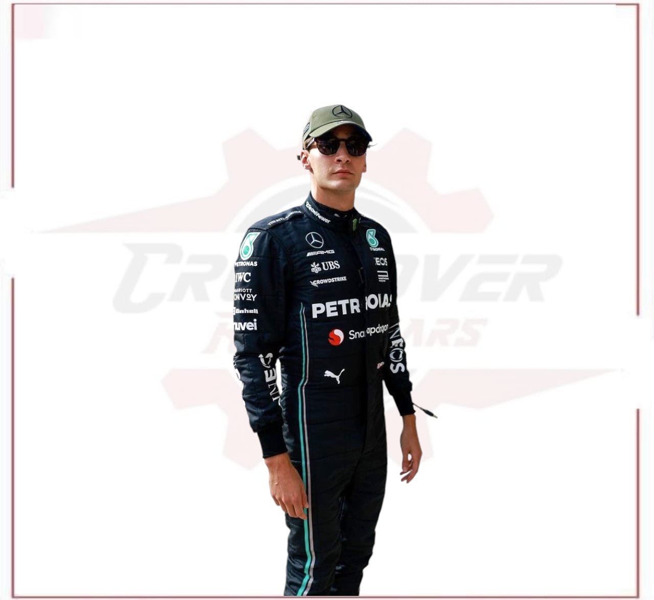 2022 George Russell PETRONAS Snapdragon F1 Race Suit CROSSOVER RACEWEARS