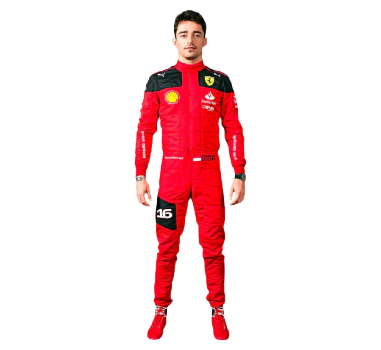 2023 Charles Leclerc Ferrari F1 Race Suit
