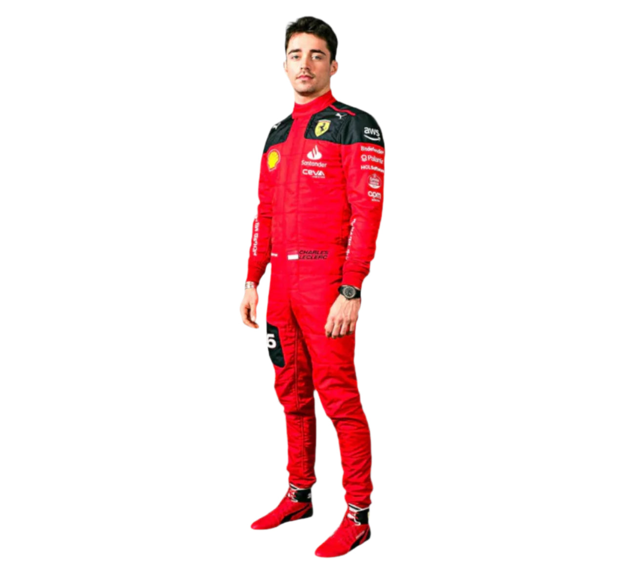 2023 Charles Leclerc Ferrari F1 Race Suit
